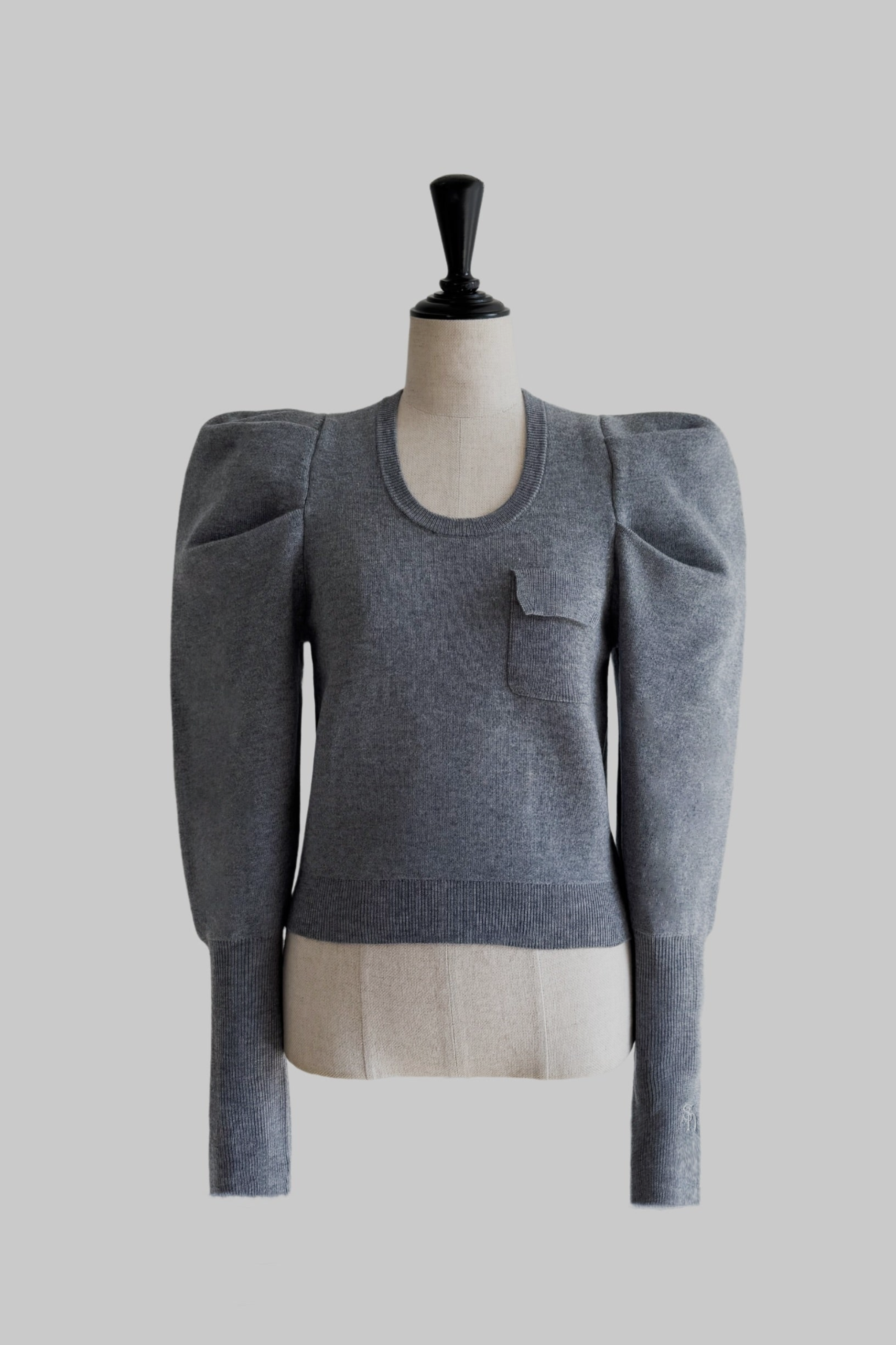 sh power shoulder knit tops – shéller / シェリエ sh power shoulder knit tops – shéller / シェリエ