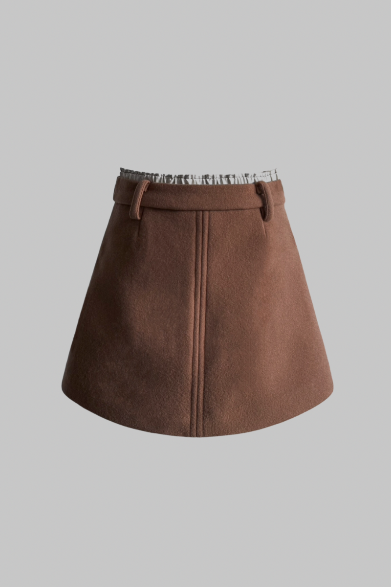 pure lambs wool double waist culottes – shéller / シェリエ pure lambs wool double waist culottes – shéller / シェリエ