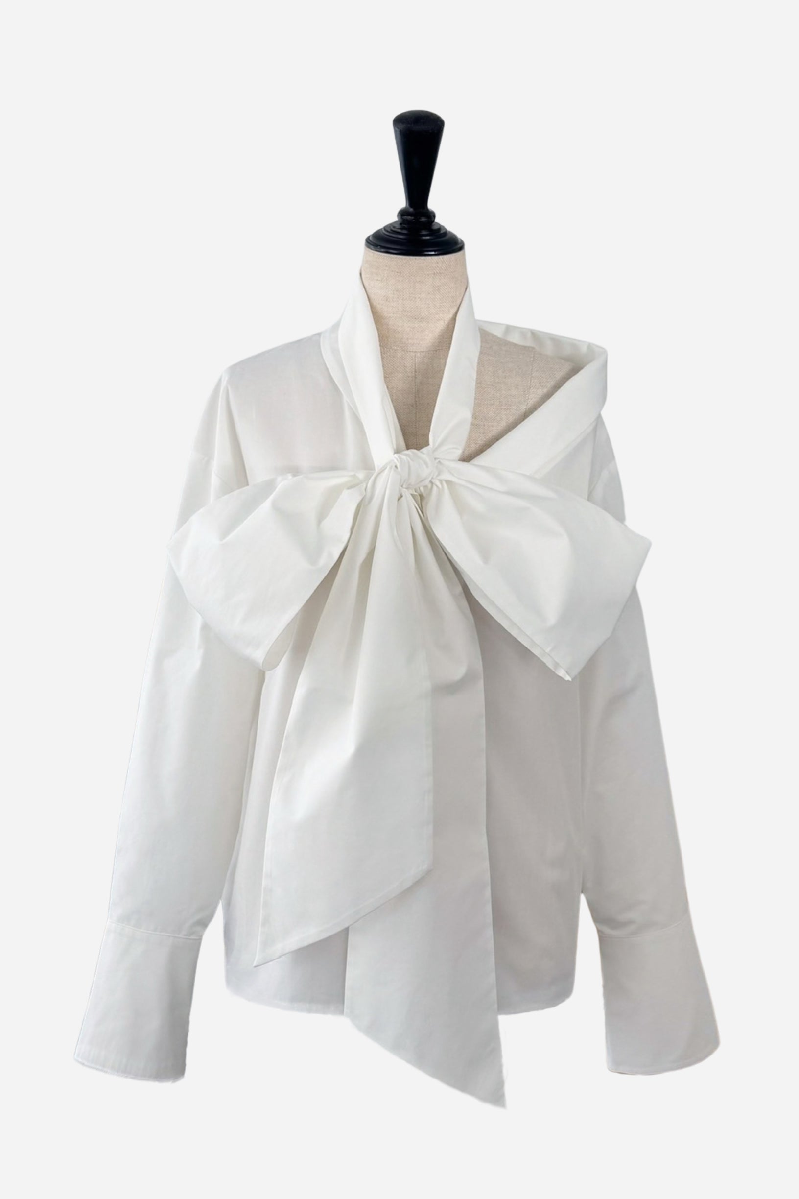 Big Bow One Shoulder Shirt – shéller / シェリエ Big Bow One Shoulder Shirt – shéller / シェリエ
