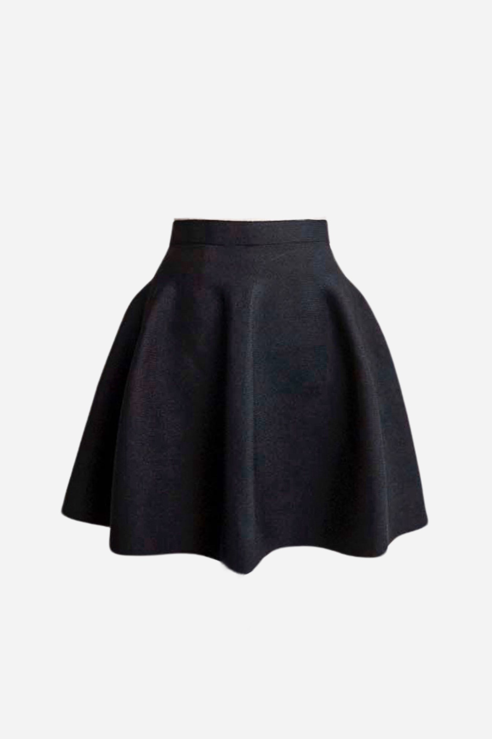 shellerシェリエzipper knit flared mini skirt shellerシェリエzipper knit flared mini skirt