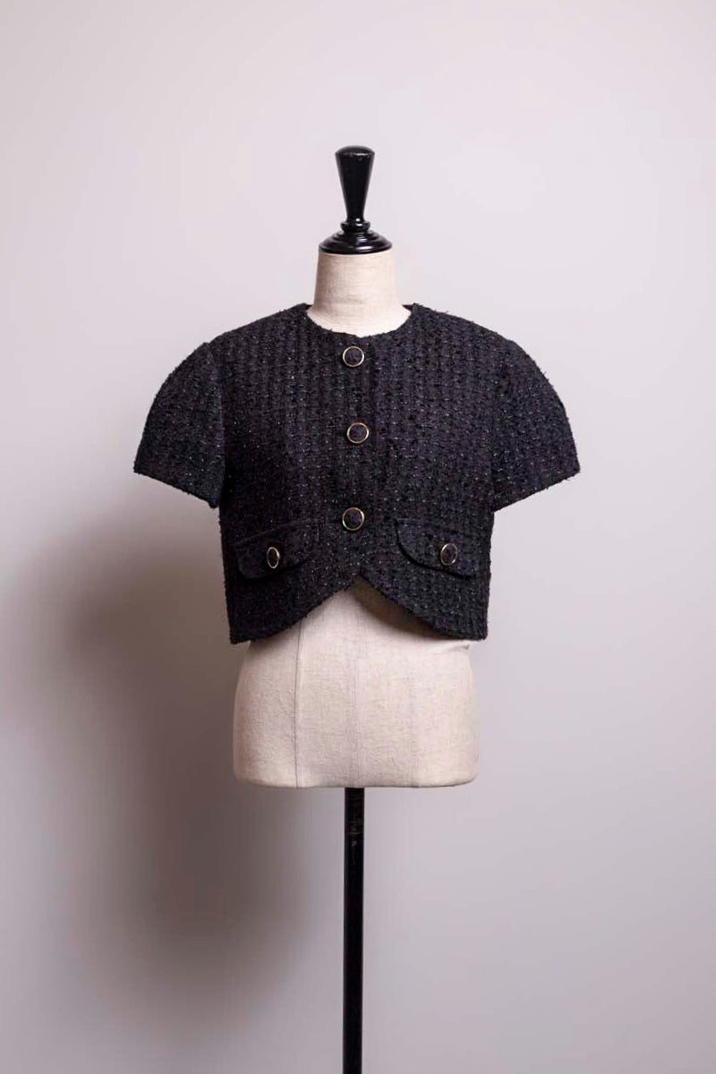 シェリエ sheller tweed arch jacket