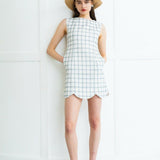 flocky tulip dress