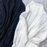 mohair stripe sweater