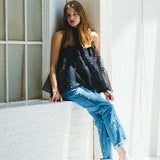 Pearl denim pants