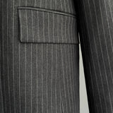 Peak Lapel Stitch Stripe Jacket