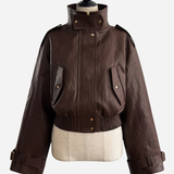 【4月上旬】Soft Edge Leather Blouson