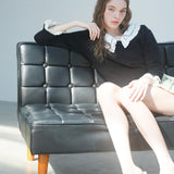 5th check tweed culottes