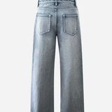 【4月上旬】Flower Bijou Straight Denim