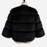 luxury fur coat