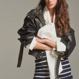 Gold Button Frill Knit Set up