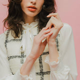 Soft Bow Frill Blouse