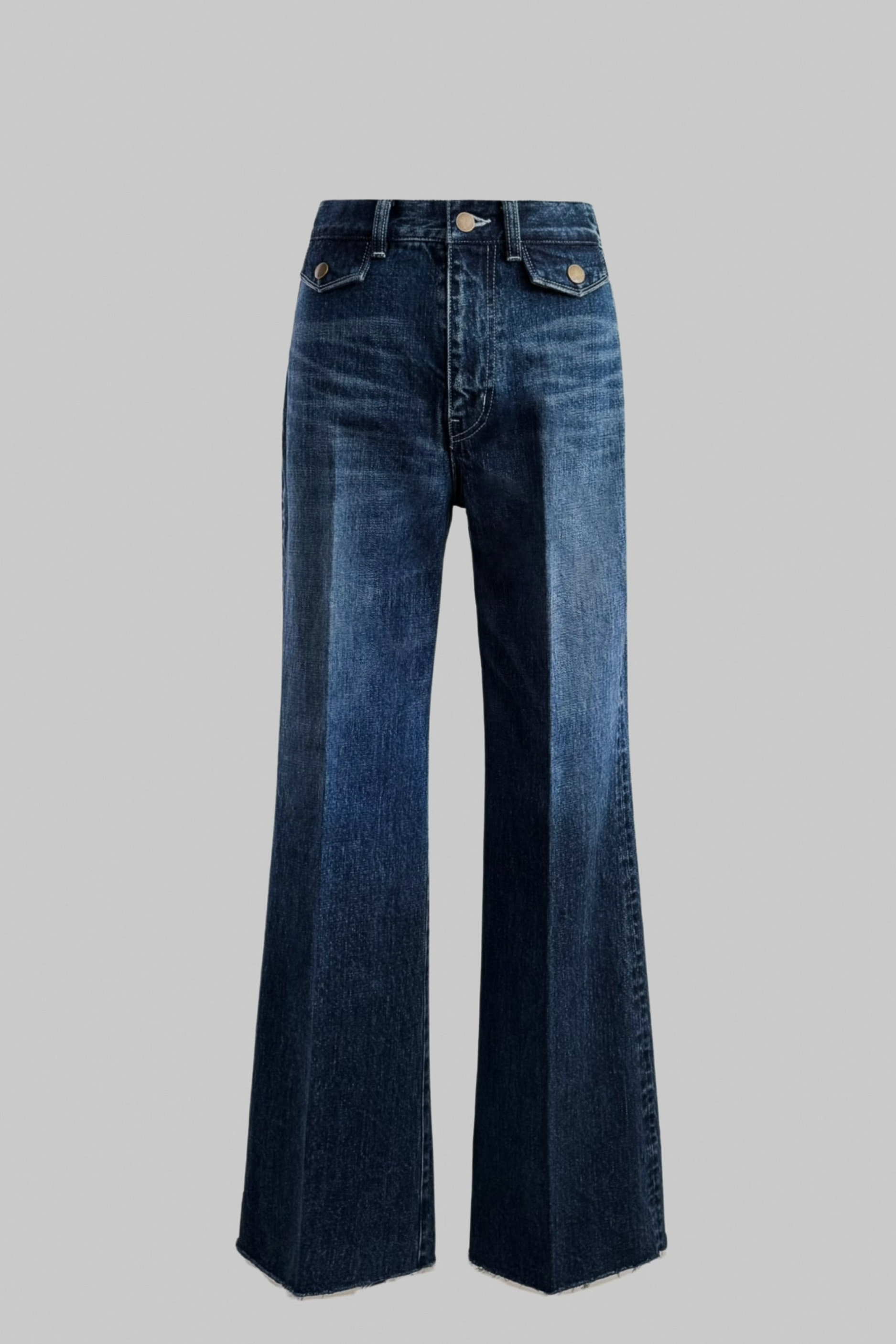 OKAYAMA flap pocket flare denim – shéller / シェリエ OKAYAMA flap pocket flare denim – shéller / シェリエ