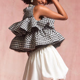 Bloom Gingham Tops
