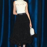 2way dot bloom skirt