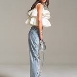 Bloom Cotton Lace Tops