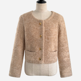 Gold Button Knit Jacket