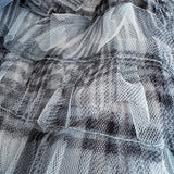 Check Pleats Ruffle Skirt