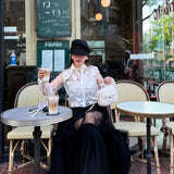 【10月上旬発送】Bloom tulle skirt