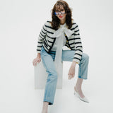 Gold Button Knit Jacket