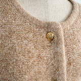 Gold Button Knit Jacket