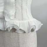 2way Airy Frill Knit Camisole
