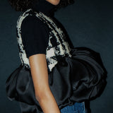 gingham tweed bloom tops