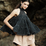 airy dot flare tops
