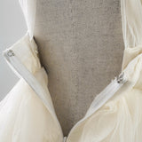 Tiered Tulle Back Ribbon Dress