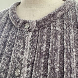 【年末年始出荷アイテム】 velour like ensemble knit