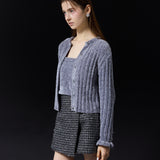 【年末年始出荷アイテム】 velour like ensemble knit