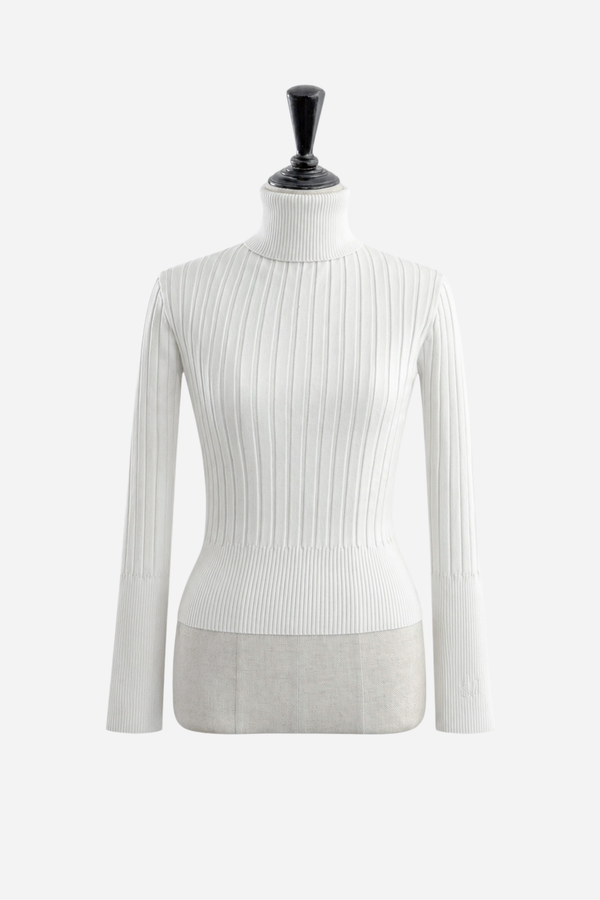 Basic Long Sleeve Turtle Neck Knit