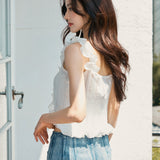 2way Airy Frill Knit Camisole