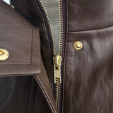 【4月上旬】Soft Edge Leather Blouson