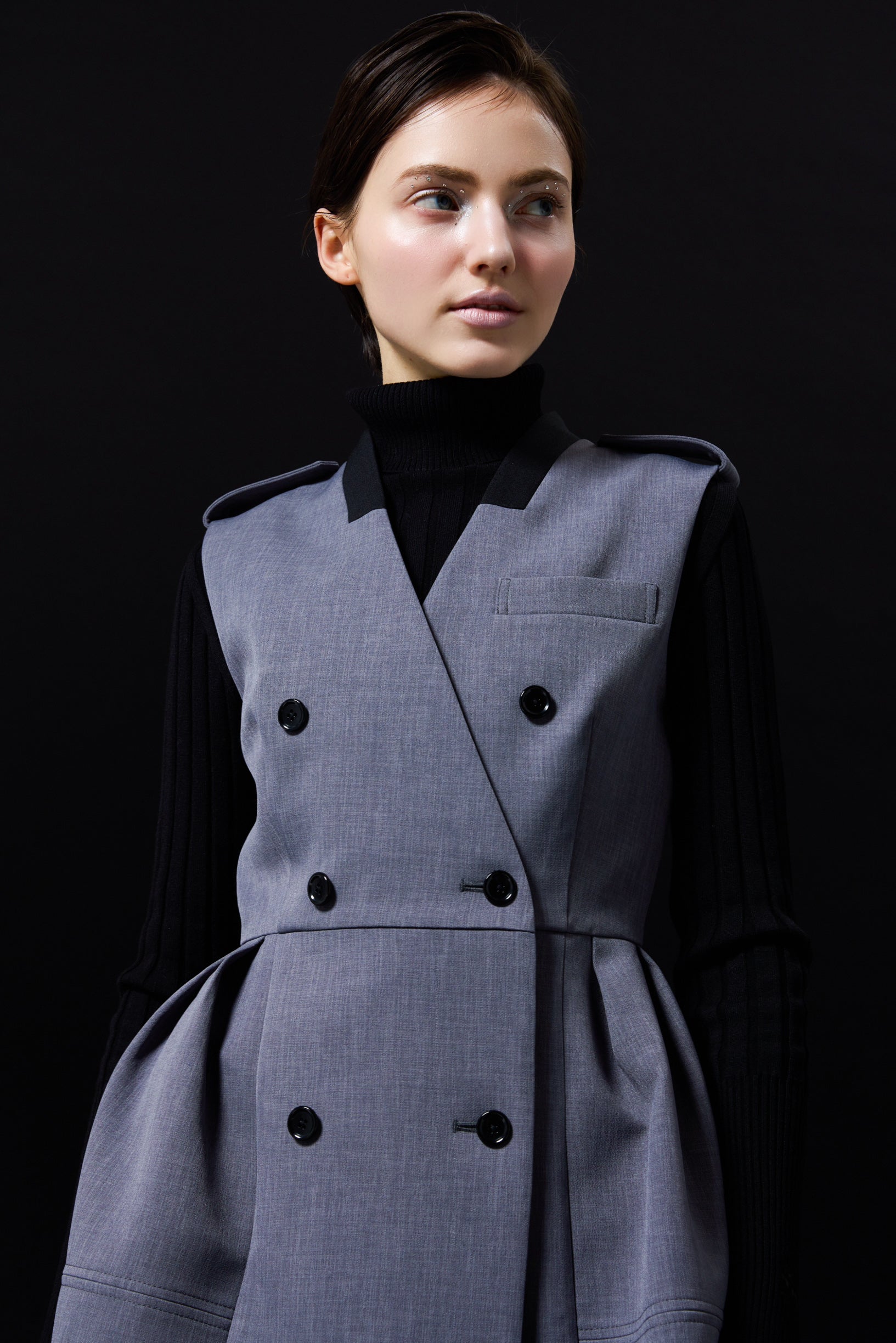 sheller ワンピース STYLEMIXER | ダブルカラーワンピース (ワンピース(ロング） ) |SHEL