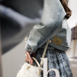 【4月上旬】Atelier Patch Denim Cropped Jacket