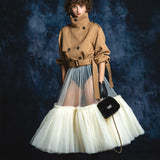 2way short trench coat
