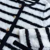 Gold Button Knit Jacket