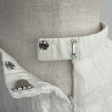 Flower Embroidery Ruffle Skirt