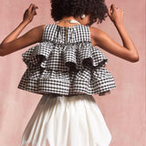 Bloom Gingham Tops
