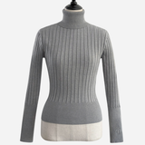Basic Long Sleeve Turtle Neck Knit
