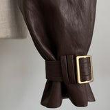 【4月上旬】Soft Edge Leather Blouson