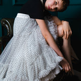 2way dot bloom skirt