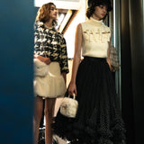 2way dot bloom skirt