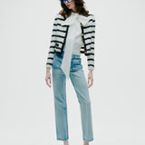 Gold Button Knit Jacket