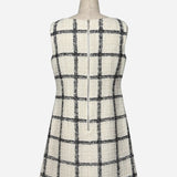 【即納】Window Check Tweed Mini Dress