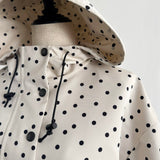 Polka Dot Anorak Hoodie