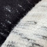 Speckled side ribbon knit