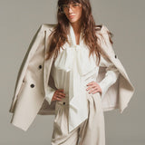 Flap Pocket Tuck Wide Pants