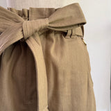 waist mark denim like short pants