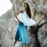 airy dot flare tops